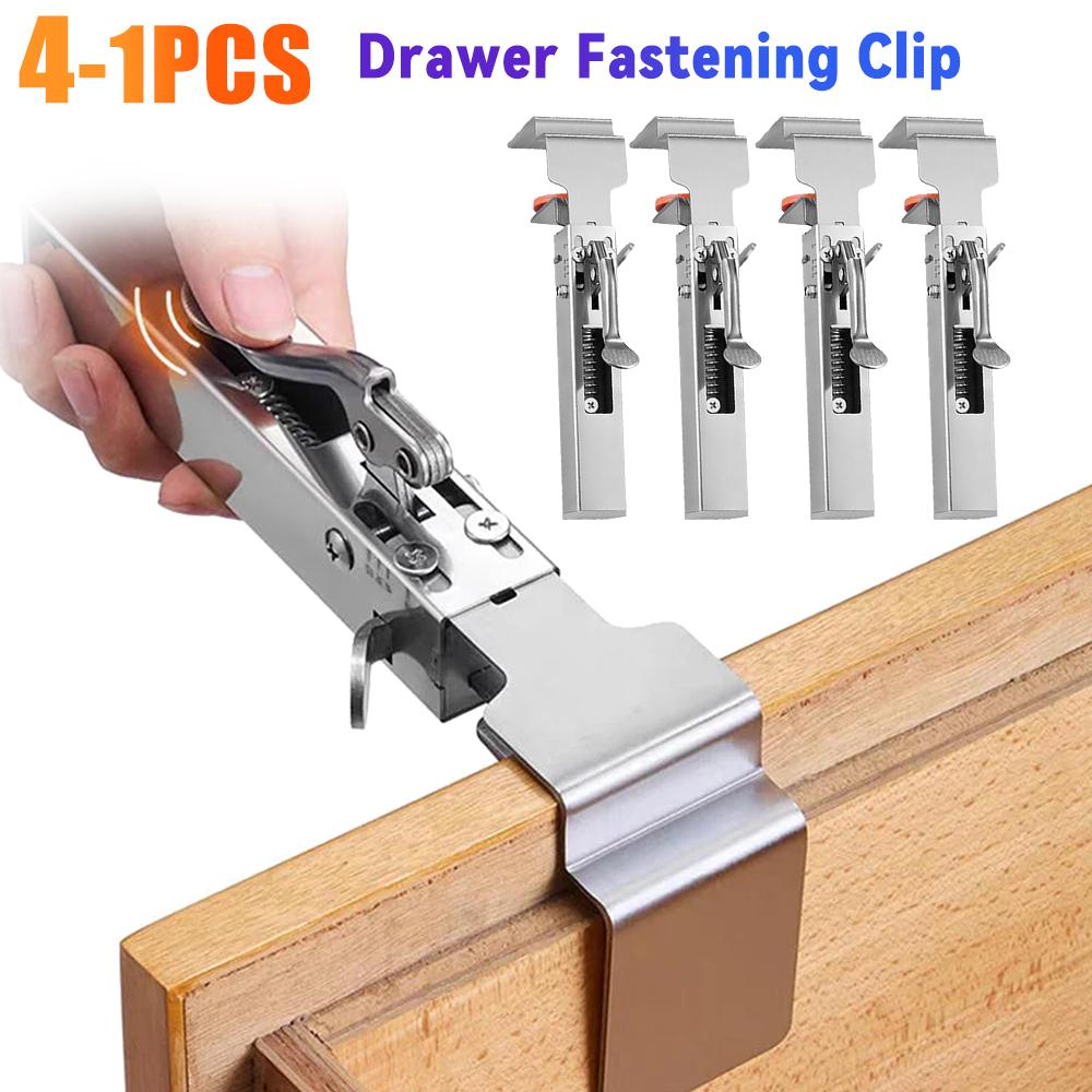 NEW Woodworking Jig Steel Drawer Panel Clips Drawer Front Installation Clamps Cabinet Tool Home Furniture Installation Tools