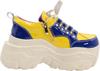 Yosuke Platform Shoes 4460081 Yellow Combination Sizes Women's 23.0cm-23.5cm