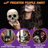 JOYFY Skeleton Halloween Decorations Human Skull Model Indoor Outdoor Decorations Tabletop Home Decor (6 X 5.5 X 7.5 Inches)