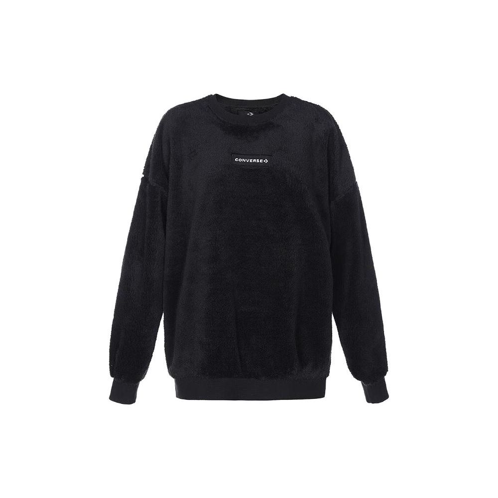 

Converse однотонный утепленный вязаный пуловер, женский топ, черный 10023975-A05