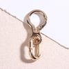 1/3Pcs Double Opening Swivel Clasp Clips Metal Spring Snap Hooks With Key Ring For Diy Keychains Craft Accessories