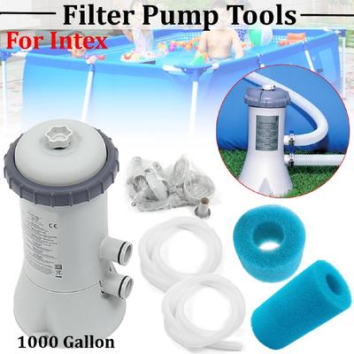 220V  Filter Pump Tools For Intex Swimming Pool Filter Pump Kit Fast Ground for Steel Splash Frame Pools
