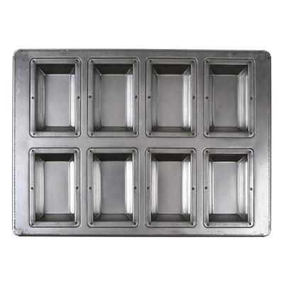 Made In Japan, Silicone-coated Baking Sheet (deep Financier Mold, 8 Cavities)