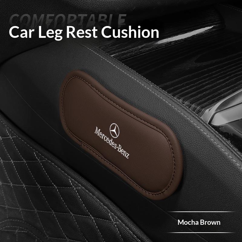 AJBR2 Leather car knee pads car center console leg pads for Mercedes Benz AMG C E S GLE CLC class W204 W203 W205 W124 W221 W213 W212