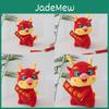 Adorable Plush Dragon Toy For 2024 Chinese New Year Celebration Gift Red 23cm