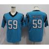 Camiseta de Fútbol NFL para Hombre Carolina Panthers Cam Newton 1 Christian McCaffrey 22 Réplica Uniforme de Equipo Ropa para Aficionados