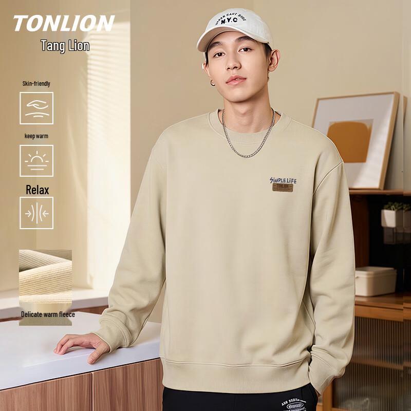 TonLion Men's Crewneck Sweatshirt