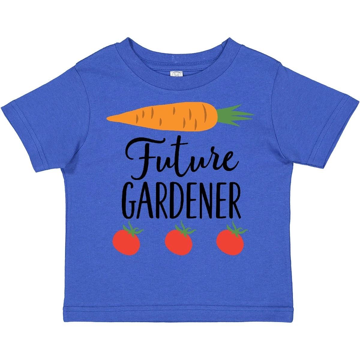 Inktastic Gardening Future Gardener Toddler T-Shirt Organic Farming Food Vegan 100