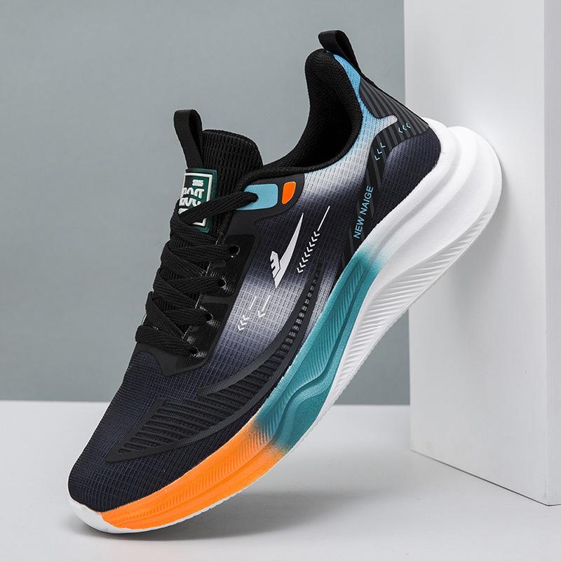 Shoes Men's mesh breathable trendy versatile sports shoes Young and young lightweight and comfortable running shoes Boys' fashion trendy shoes