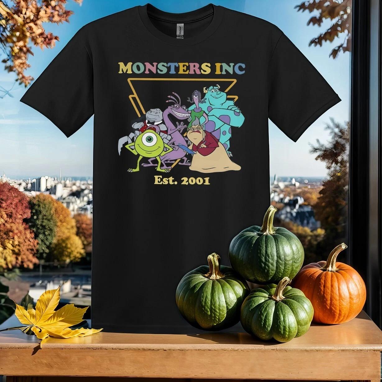 Pixar Monsters Inc. Characters T-shirt T shirt Men Women Unisex Tshirt SY560 XXL