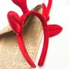 Cute Cartoon Reindeer Antler Headband Christmas Hair Clip Accessory