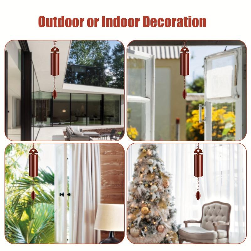 Hanging Wind Chime Garden Wind Carillon Outdoor Feng Shui Japanese Style Wind Bell Decoration Rustic Farm Kids Home Room Decor