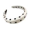 3CM Women's Polk Dots Print Headband Sponge Padding Girls Daily Shopping Press Hair Accessories