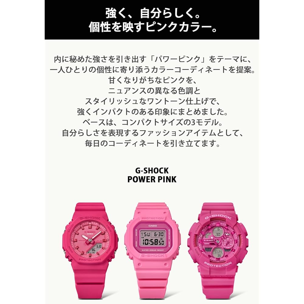 Casio G-Shock GMD-S5610PP-4JF Mid-Size Model Eco-Friendly Material Women's Watch Pink