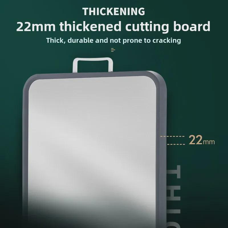 Double-Sided 304 Stainless Steel Mildew-Proof Thickened Chopping Board
