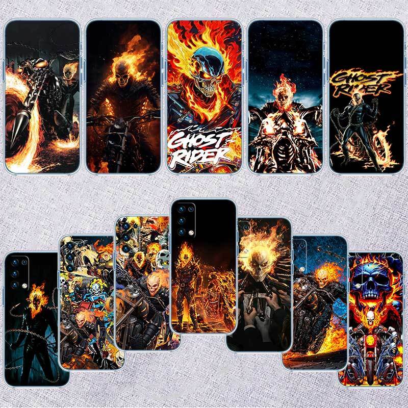 Ghost Rider Phone Case for Motorola G14 G15 G24 G30 G31 G32 G34 G41 G42 G51 G52 G50 G60S G60 G62 G72 G71 G73 G84 G85 G200 E32