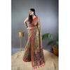 Stylish Casual Wear & Office Wear Saree for Women, Blouse (Need To Be Stitched As Per Size And Fit)
