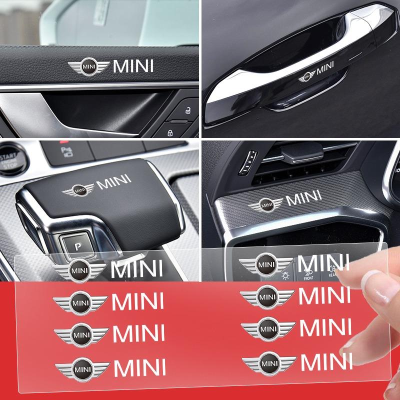 

2/5/10Pcs Car Interior Random Stickers Car Goods Car steering wheel Decals For MINI Cooper R56 Fridge 323 R56 F56 50 60 53 F56 Countryman 2pcs
