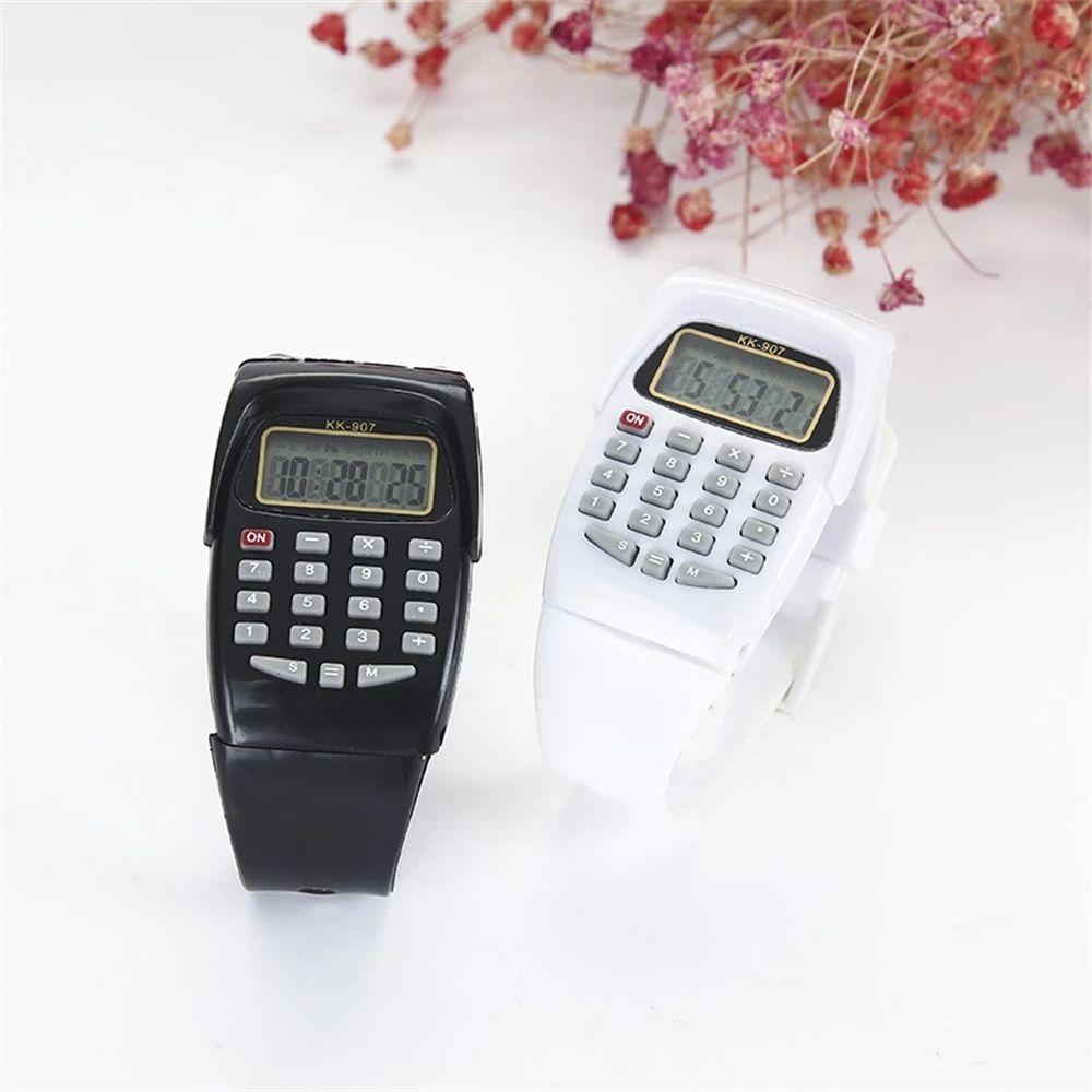 Children Watch Silicone Calculator Watch Electronic Calculator Date Electronic Watch Wrist Watch