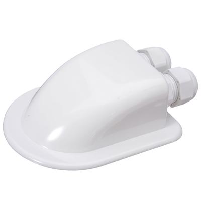 Double Wire Entry Gland Box Solar Panel Roof Wire Entry Gland Box Cable with Double Hole Suitable for Motorhome RV