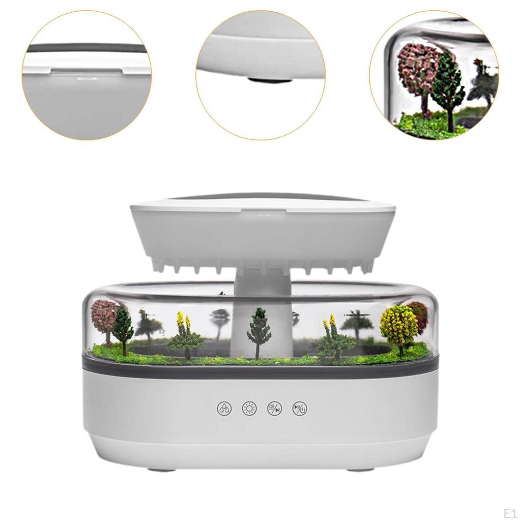 Raindrop Humidifier Scent Ambient Night Light,250ml,Remembrance Gift,Essential Oil