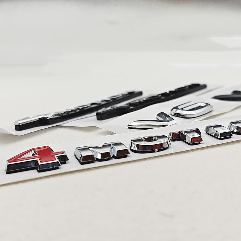3D ABS Car Letters Logo 4Motion V6 Rear Trunk Badge Emblem Sticker Decals For VW Tayron Golf MK4 5 Tiguan 4MOTION V6 Accessories zf2
