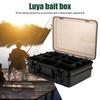 Fishing Lure Organizer Double-layer Bait Lure Hook Box Compartment Detachable Multi Grids Lightweight Fishing Gear Accessories