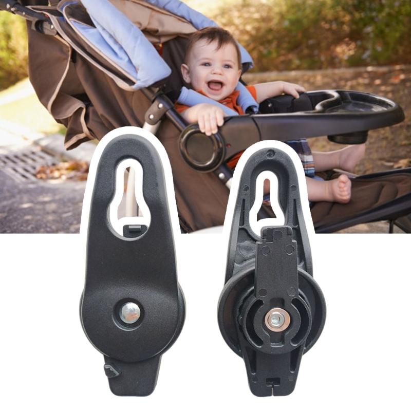 Infant Carriage Sunshade Holder Clip Universal Baby Pram Shade Fastener Canopy Fixation Clip Provide  Stable Support