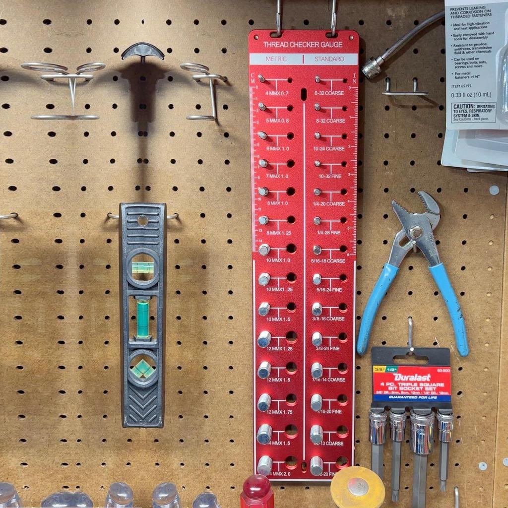 Screw Nut & Bolt Thread Checker and Measuring Gauge