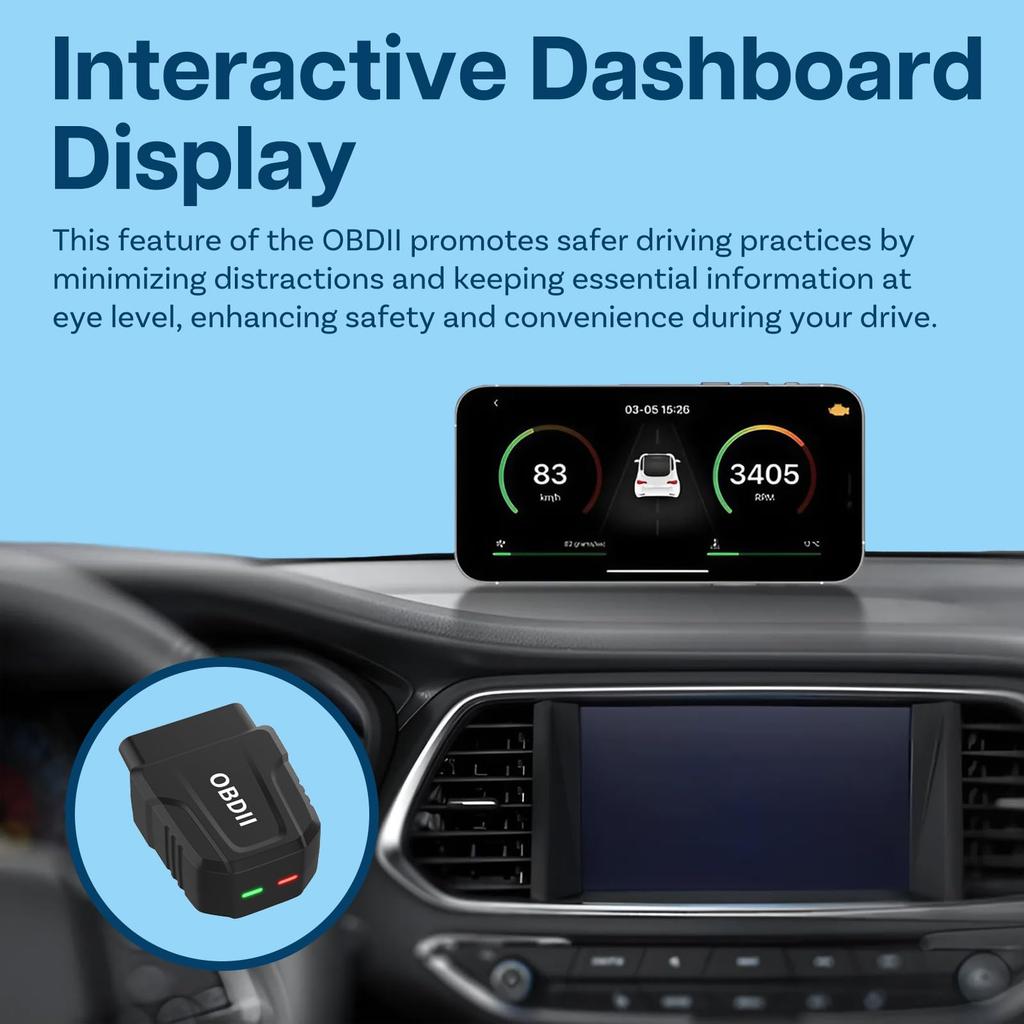 MMOBIEL OBD2 Scanner with Bluetooth Car Scanner for and Android Wireless Vehicle Diagnostic Tool Standard Compatible Engine Warning Light Vehicle Code