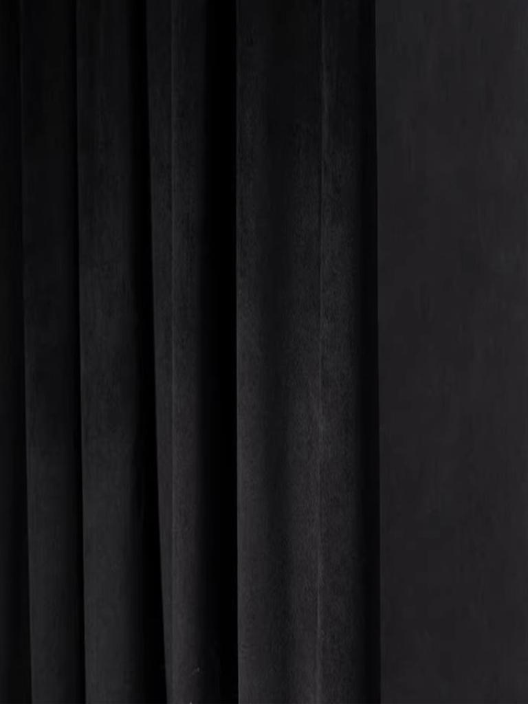 1PcThick Velvet Partition Curtain, Sunshade Insulation, Noise Reduction, No-Drill Installation, Eco-Friendly High-Density Fabric