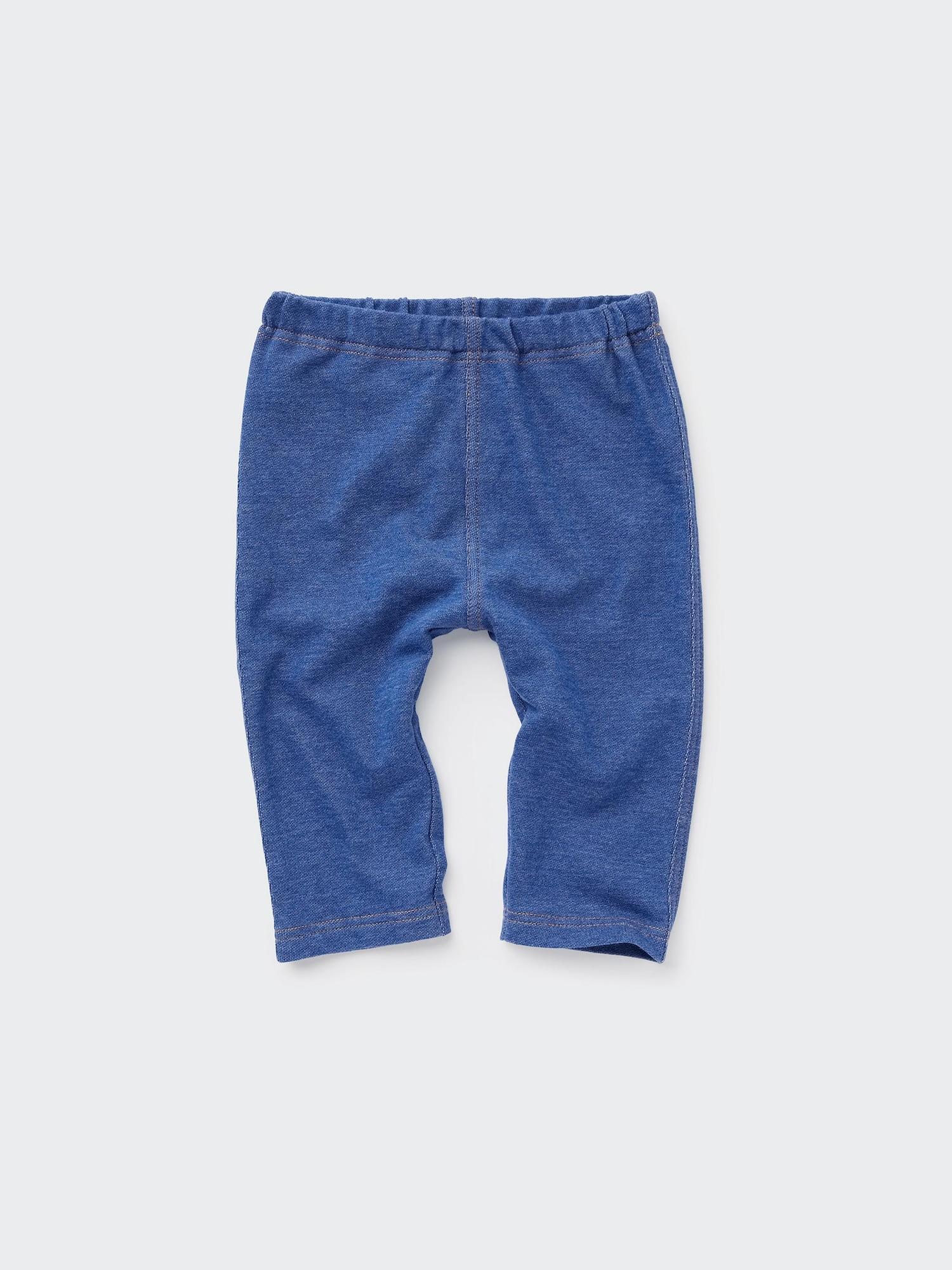 

UNIQLO JAPAN Леггинсы стандартного кроя из денима, длина 3 4 65 BLUE/80