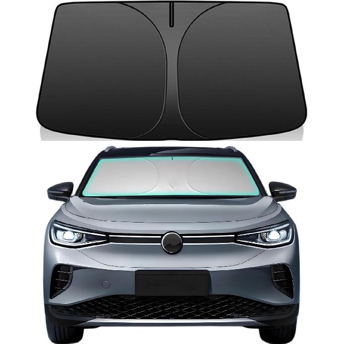 Windshield Sun Shade for -2025 Chevrolet/Chevy Blazer 240T Double-Layer Foldable Car Front Window Sunshade Accessories 240 T Sun Visor Protector