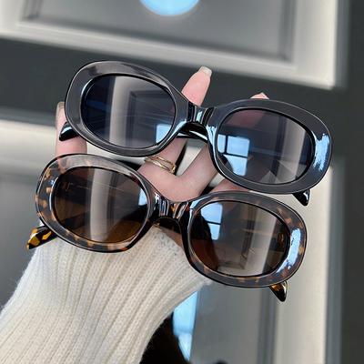 Fashion Oval Round Sunglasses Women Brand Designer Retro Sun Glasses Female Vintage Frame Mirror Outdoor