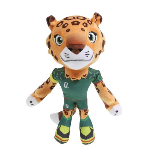 

Mascot Plush Stuffed Animal Football Plush Doll Soft Collectible Toy for Leopard