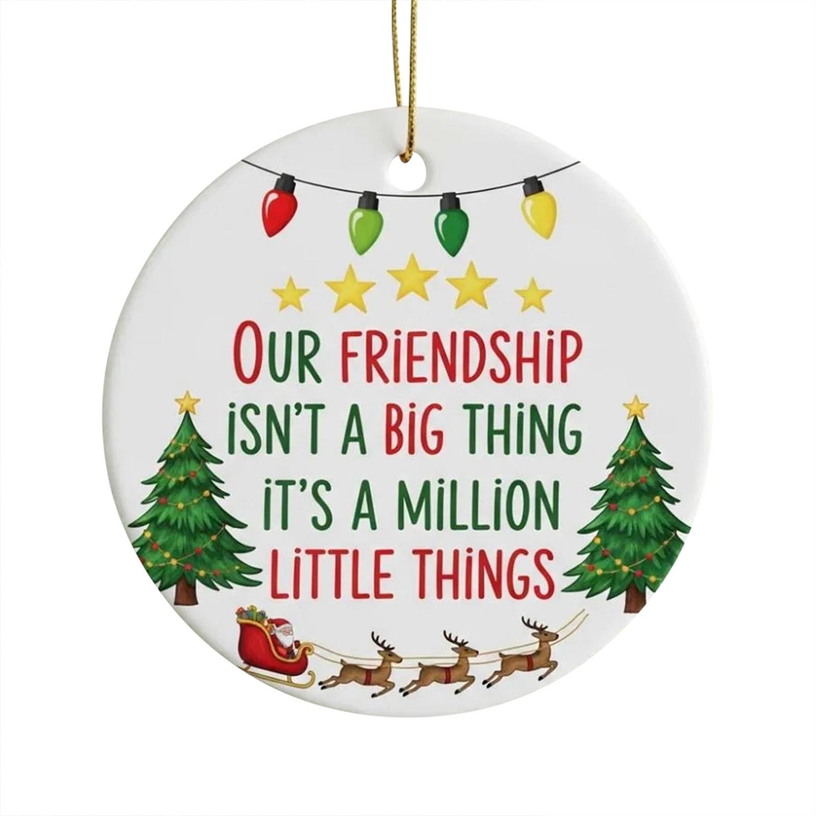 

2D Acrylic Heart-Shaped Sea Glass Friendship Decor,Friendship Heart Keepsake,Friendship Heart Ornament For Tree Hanging Ornaments, One Size