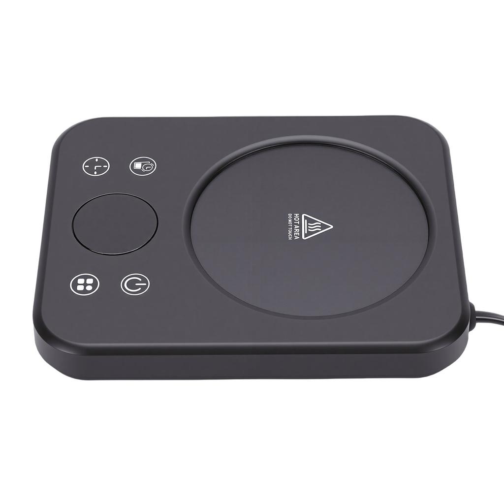 Підігрівач для кухля 36 Вт 9 налаштувань температури 12-годинний таймер Автоматичне вимкнення Електричний підігрівач для напоїв, чаю, води, молока