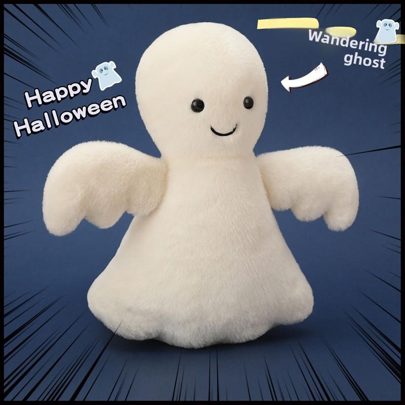 Ghost Cat Halloween Crow Owl Pumpkin Plush Toy Stuffed Doll Decoration Gift