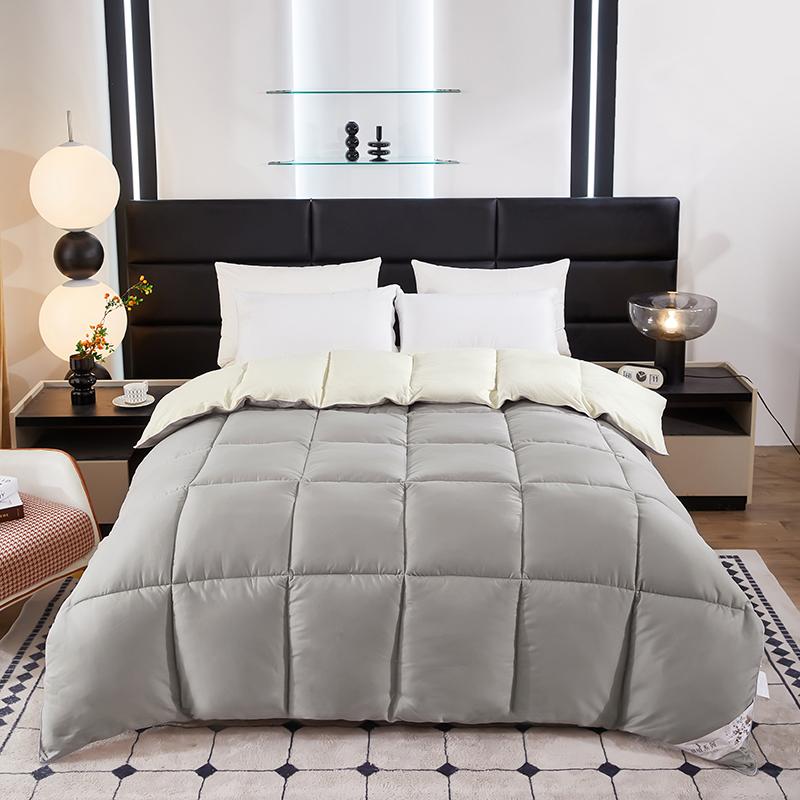 Hotel Style Soy Fibre Goose Down Duvet Bed Velvet Comforter Soft Winter Duvet Very Warm  Quilts Blanket Hotel