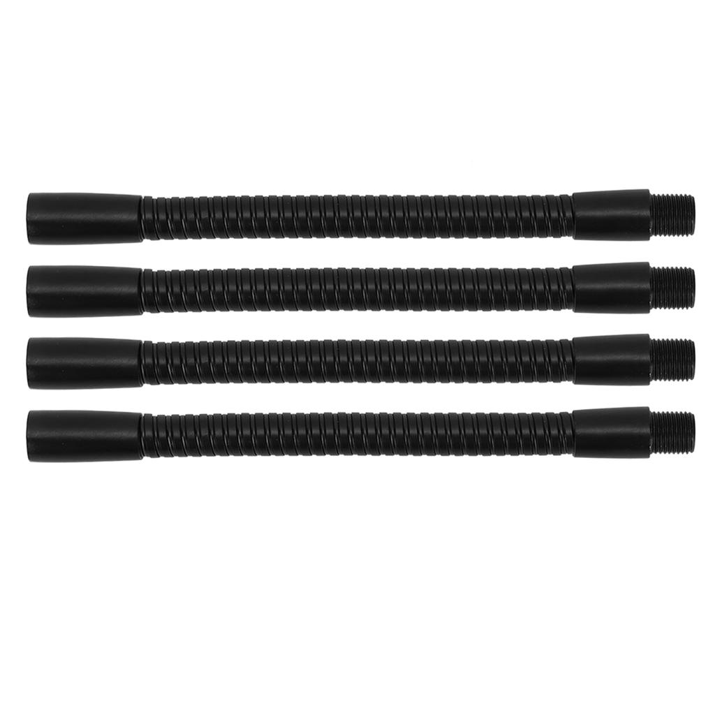4 Pcs Gooseneck Lamp Hose Aluminium 10mm Caliber Flexible Table Desk Lamp Hose Lighting Fittings