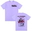 Alleh Yorghaki La Ciudad Worid Tour 2025 Merch Tshirt Unisex Women Vintage Classic T Shirt Oversized Loose Short Sleeve Tshirts