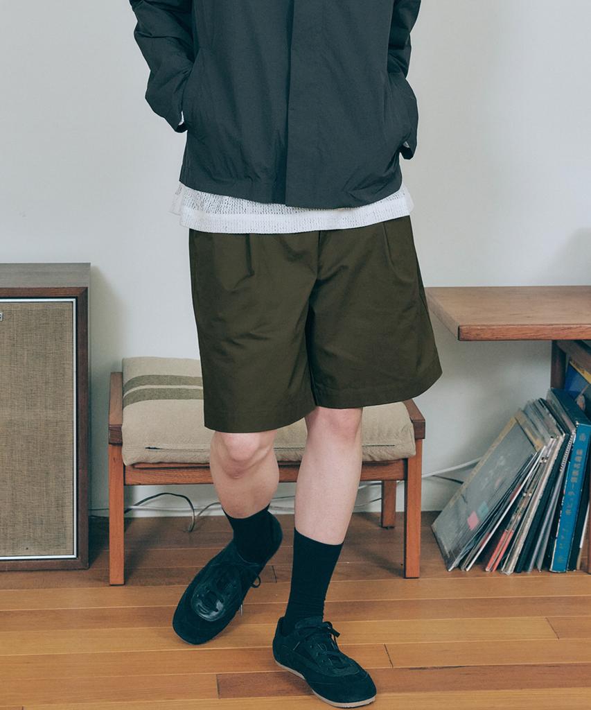 Mallen Unisex Easy Shorts Khaki Brown
