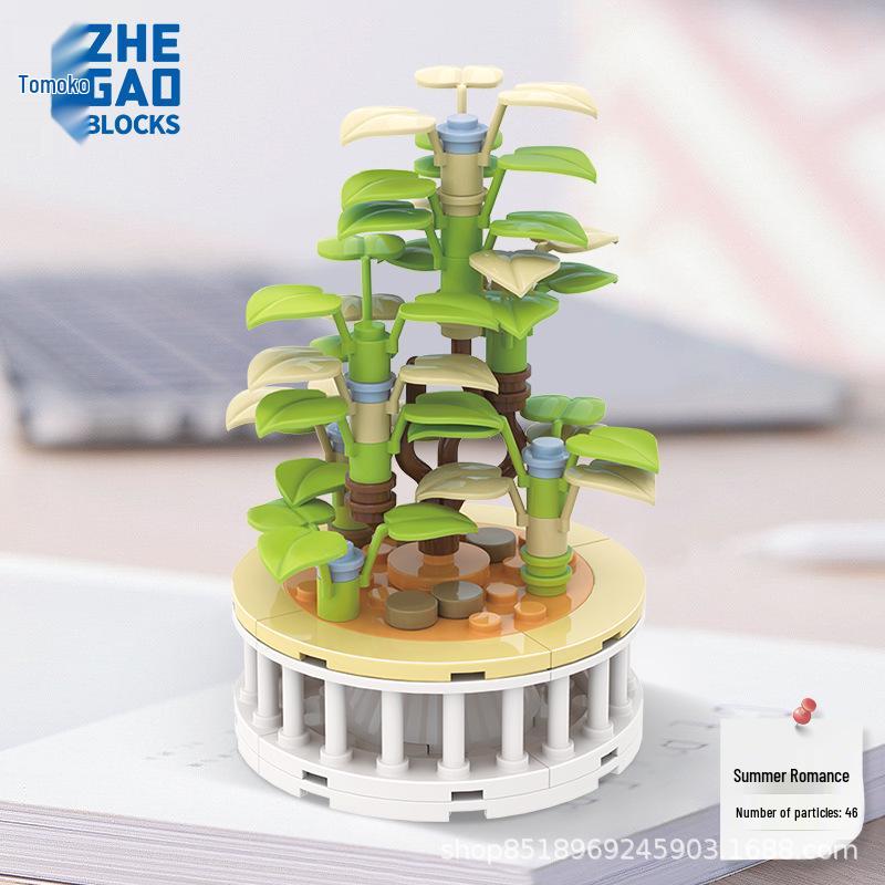 

Суккуленты и цветы конструктор - Совместимый с Лего, Комнатные растения, Стабилизированные цветы, Детские игрушки