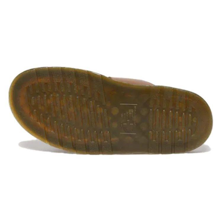 Dr. Martens Round Toe Comfortable Rubber Sole Slide Sandals Unisex Sandals Brown 31573239