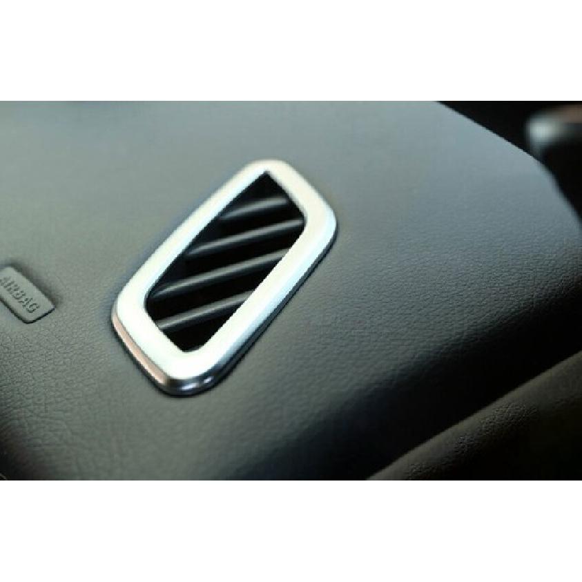 Cover Trim Matte Silver Dashboard Side Outlet Vent ABS For Benz GLA CLA 2013-19