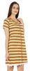 Inkmeso Printed V-Neck Nightgown Sleepwear For Womens Nightshirt Soft Button