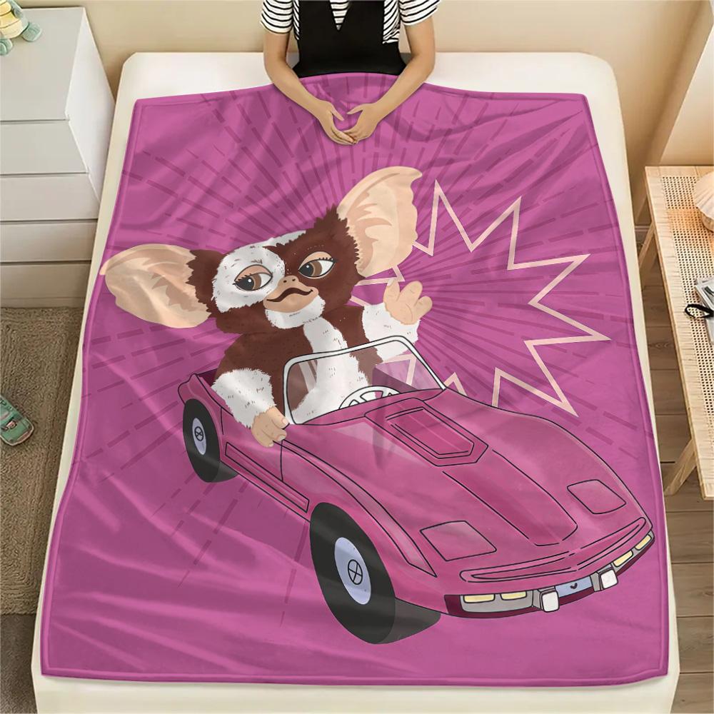 Gremlins Flannel Blanket, High quality Comfortable for All Seasons, Home Decor, Warmth and Comfort