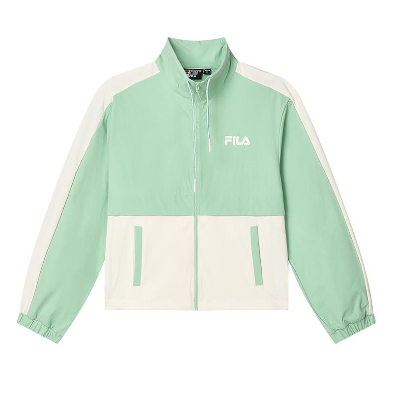 New FILA Jackets Women's Turquoise Smoke Green F11W429701FTQ