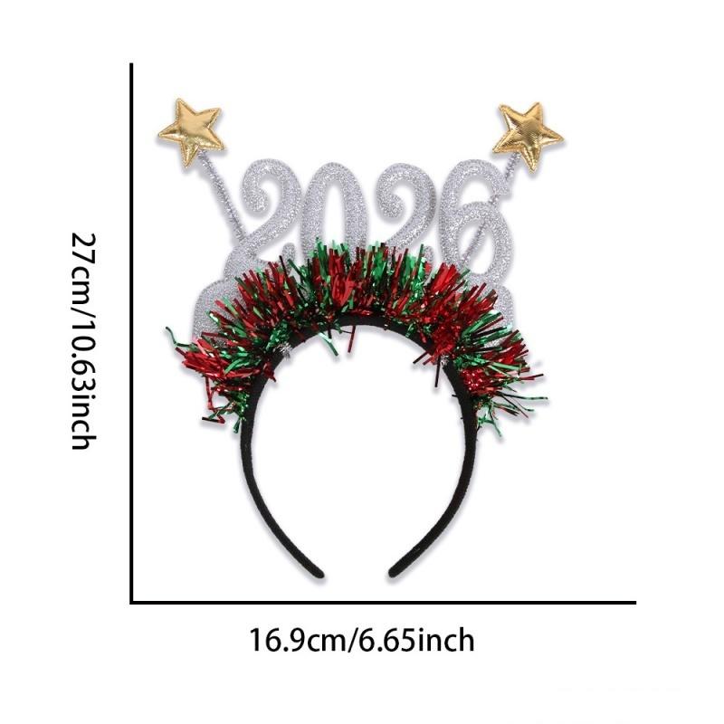 2026 Digital Funny Glasses - Christmas & New Year Creative Eye Wear, Party Decoration Photo Frame for Holiday Gatherings