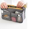 Large Capacity Portable Cosmetic Bag Double Zipper Travel Toiletry Organizer with Handle KTB